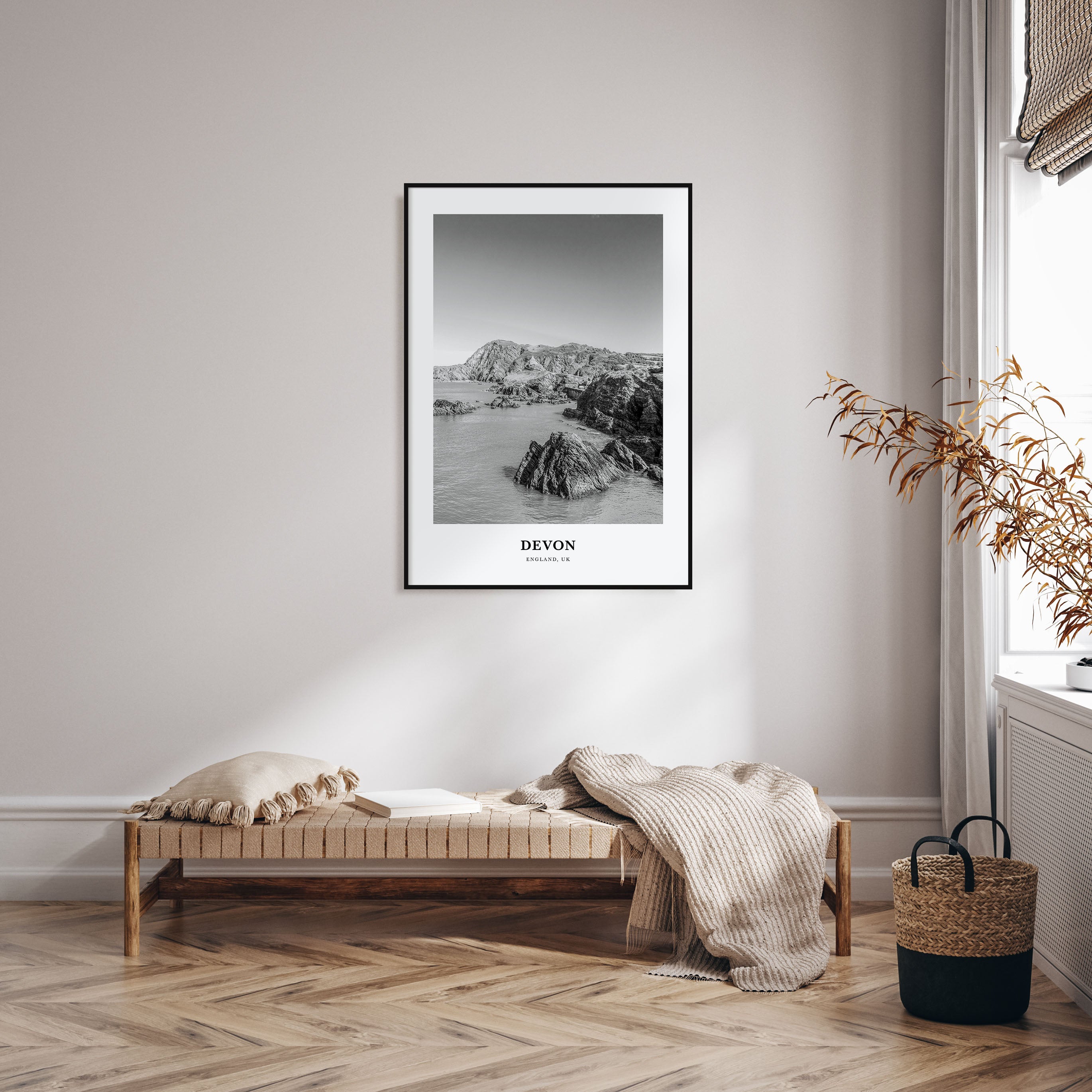 Devon Portrait B&W Poster