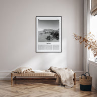 Devon Travel B&W Poster