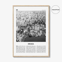 Dhaka Print Black and White, Dhaka Wall Art, Dhaka Poster, Dhaka Photo, Dhaka Wall Décor, Bangladesh, Dacca