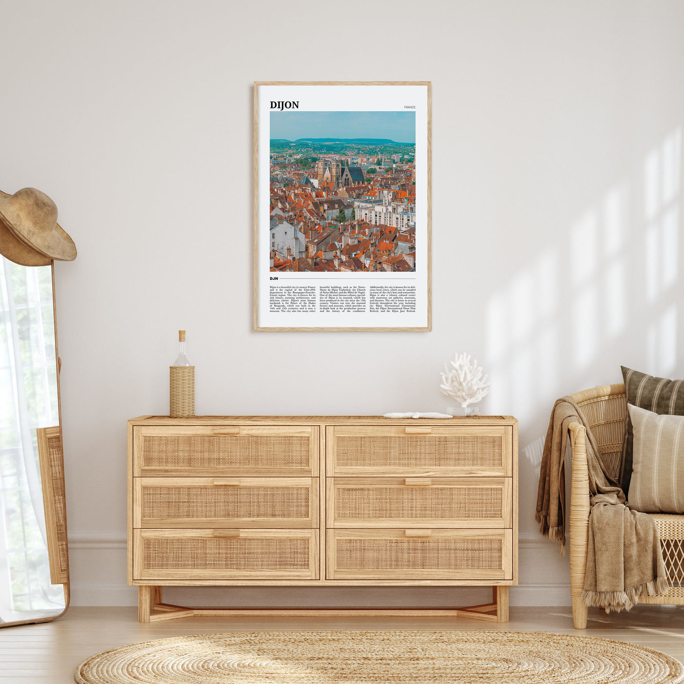 Dijon Travel Color Poster