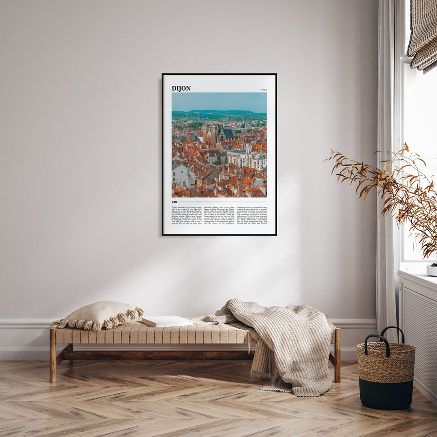 Dijon Travel Color Poster
