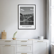 Dillon Reservoir Portrait B&W Poster
