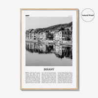 Dinant Print Black and White, Dinant Wall Art, Dinant Poster, Dinant Photo, Dinant Wall Décor, Belgium, Wallonia, Namur, Walloon