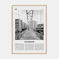 Diyarbakir Travel B&W Poster