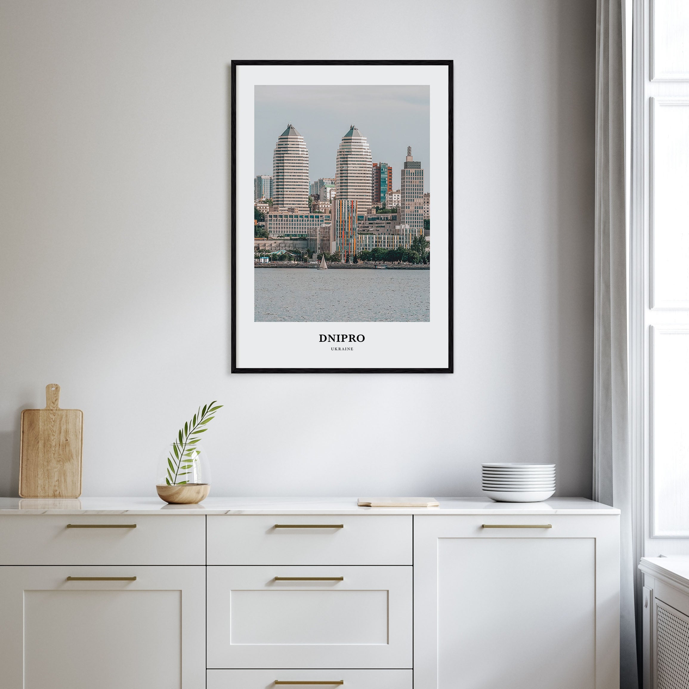 Dnipro Portrait Color Poster