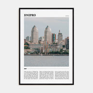 Dnipro Travel Color Poster