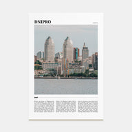 Dnipro Travel Color Poster