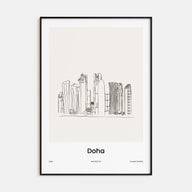 Doha Drawn Poster
