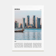 Doha Travel Color Poster