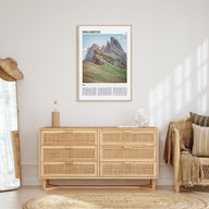 Dolomites Travel Color Poster
