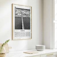 Dominica Print Black and White, Dominica Wall Art, Dominica Poster, Dominica Photo, Dominica Wall Decor, Country Print, Roseau, Caribbean