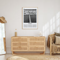 Dominica Travel B&W Poster