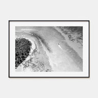 Dominican Republic Landscape B&W Poster