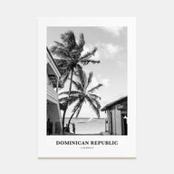 Dominican Republic Portrait B&W No 3 Poster