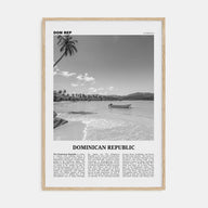 Dominican Republic Travel B&W No 2 Poster