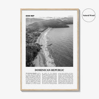 Dominican Republic Print Black and White No 3, Dominican Wall Art, Dominican Poster, Dominicana, Dominica, Santo Domingo, Caribbean