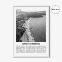 Dominican Republic Print Black and White No 3, Dominican Wall Art, Dominican Poster, Dominicana, Dominica, Santo Domingo, Caribbean