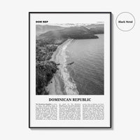 Dominican Republic Print Black and White No 3, Dominican Wall Art, Dominican Poster, Dominicana, Dominica, Santo Domingo, Caribbean