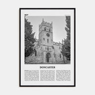 Doncaster Travel B&W Poster