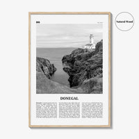 Donegal Print Black and White, Donegal Wall Art, Donegal Poster, Donegal Photo, Donegal Wall Décor, Donegal Map, Ireland