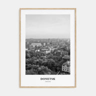 Donetsk Portrait B&W Poster