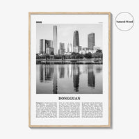 Dongguan Print Black and White, Dongguan Wall Art, Dongguan Poster, Dongguan Photo, Dongguan Wall Décor, Dongguan Map, China