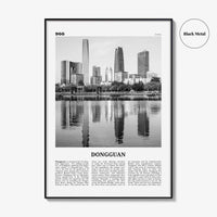 Dongguan Print Black and White, Dongguan Wall Art, Dongguan Poster, Dongguan Photo, Dongguan Wall Décor, Dongguan Map, China