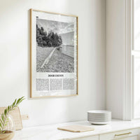 Door County Print Black and White, Door County Wall Art, Door County Poster, Door County Photo, Door County Map, Wisconsin, USA