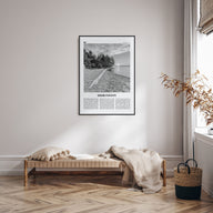 Door County Travel B&W Poster