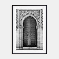 Door Photo B&W Poster