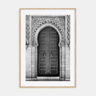 Door Photo B&W Poster