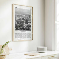 Dortmund Print Black and White, Dortmund Wall Art, Dortmund Poster, Dortmund Photo, Dortmund Wall Decor, Düörpm Germany, Deutschland, Europe