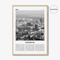Dortmund Print Black and White, Dortmund Wall Art, Dortmund Poster, Dortmund Photo, Dortmund Wall Decor, Düörpm Germany, Deutschland, Europe
