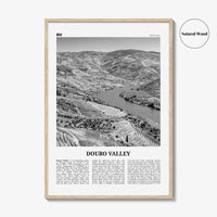 Douro Valley Print Black and White, Douro Valley Wall Art, Douro Valley Poster, Douro Valley Photo, Portugal, Europe