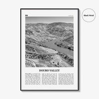 Douro Valley Print Black and White, Douro Valley Wall Art, Douro Valley Poster, Douro Valley Photo, Portugal, Europe
