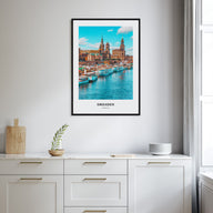 Dresden Portrait Color Poster