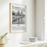 Dresden Print Black and White, Dresden Wall Art, Dresden Poster, Dresden Photo, Dresden Wall Décor, Deutchland, Germany, Saxony
