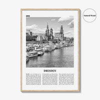 Dresden Print Black and White, Dresden Wall Art, Dresden Poster, Dresden Photo, Dresden Wall Décor, Deutchland, Germany, Saxony