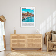 Dresden Travel Color Poster