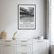 Dripping Springs Travel B&W Poster