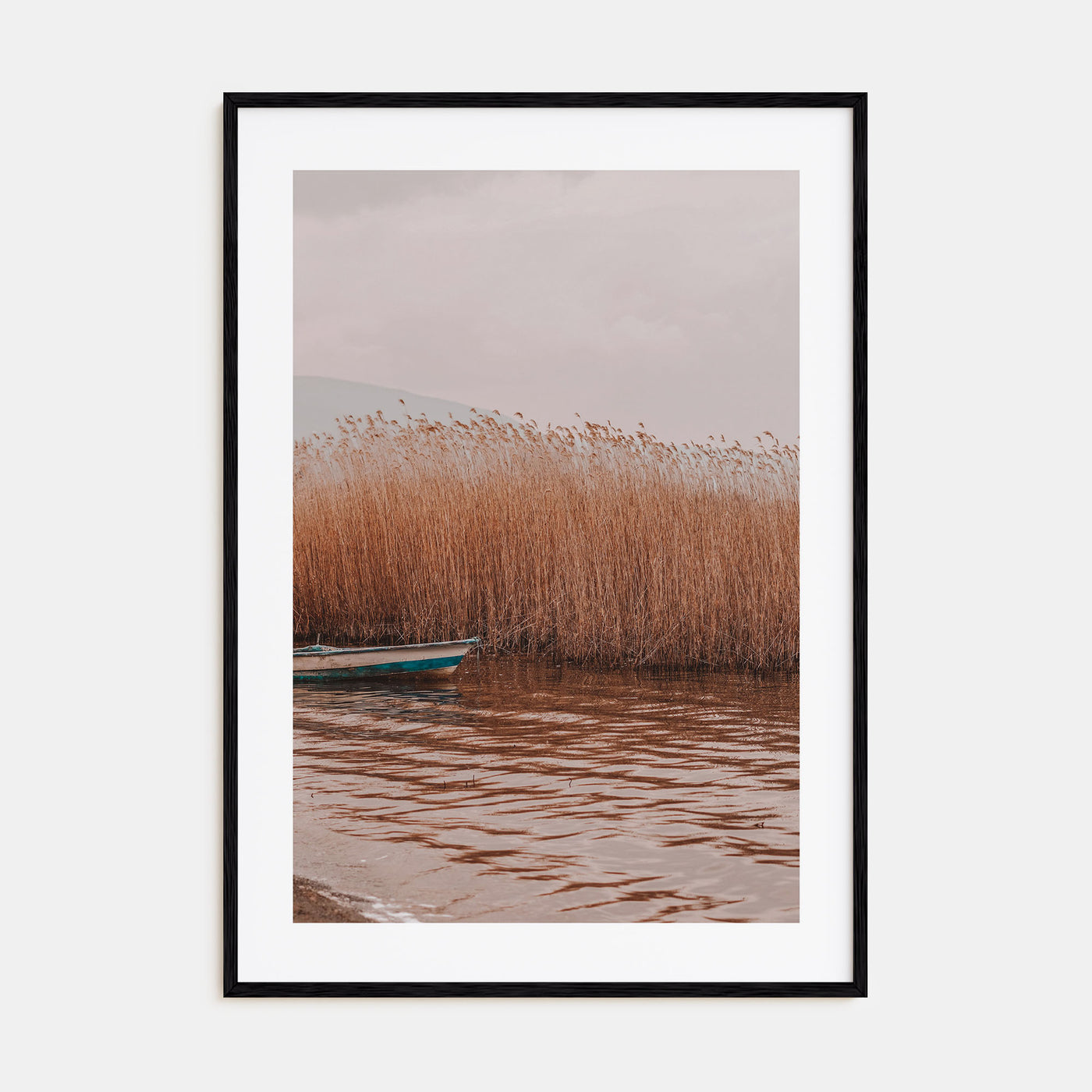 Dry Reed Lake Photo Color Poster