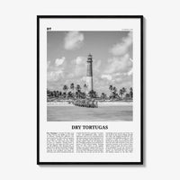 Dry Tortugas National Park Print Black and White, Dry Tortugas Wall Art, Dry Tortugas Poster, Dry Tortugas Photo, Florida, USA
