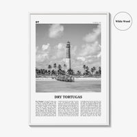 Dry Tortugas National Park Print Black and White, Dry Tortugas Wall Art, Dry Tortugas Poster, Dry Tortugas Photo, Florida, USA