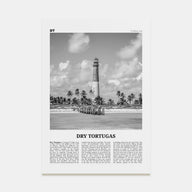 Dry Tortugas National Park Travel B&W Poster