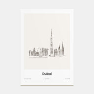 Dubai Drawn No 1 Poster