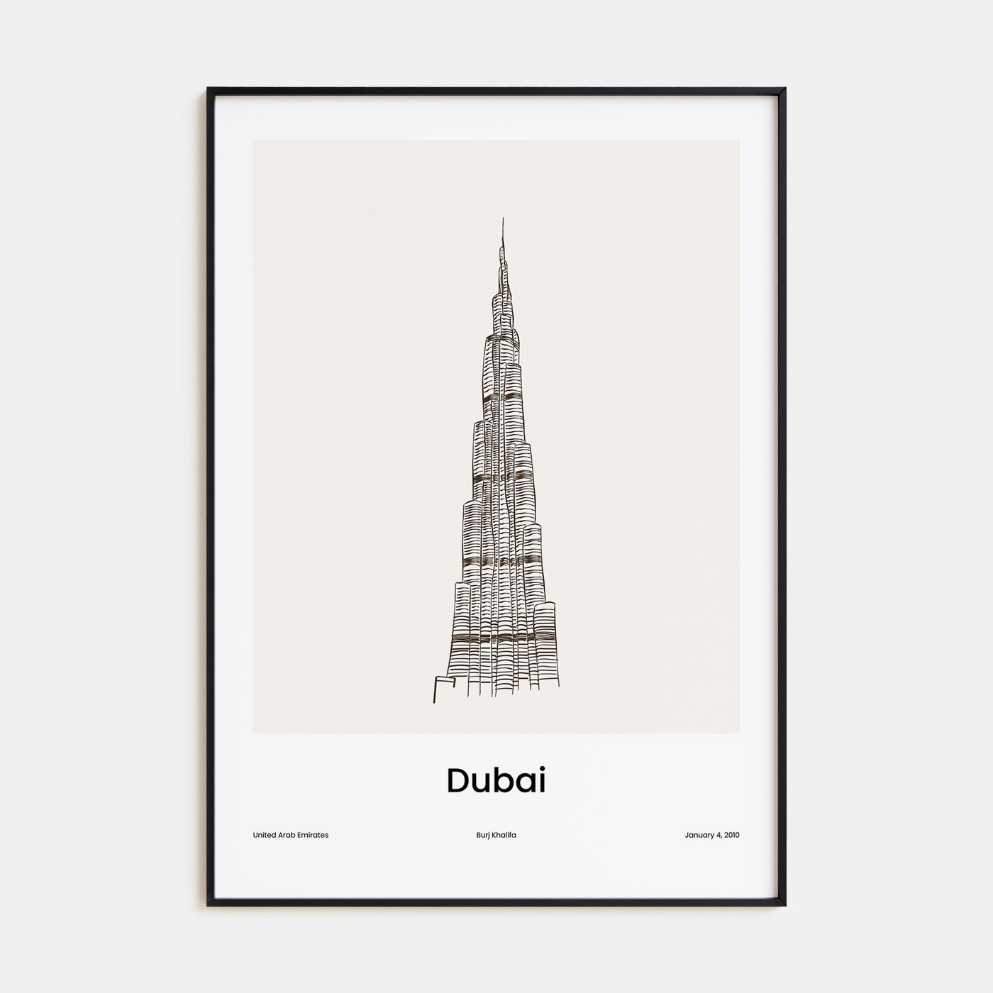 Dubai Drawn No 2 Poster