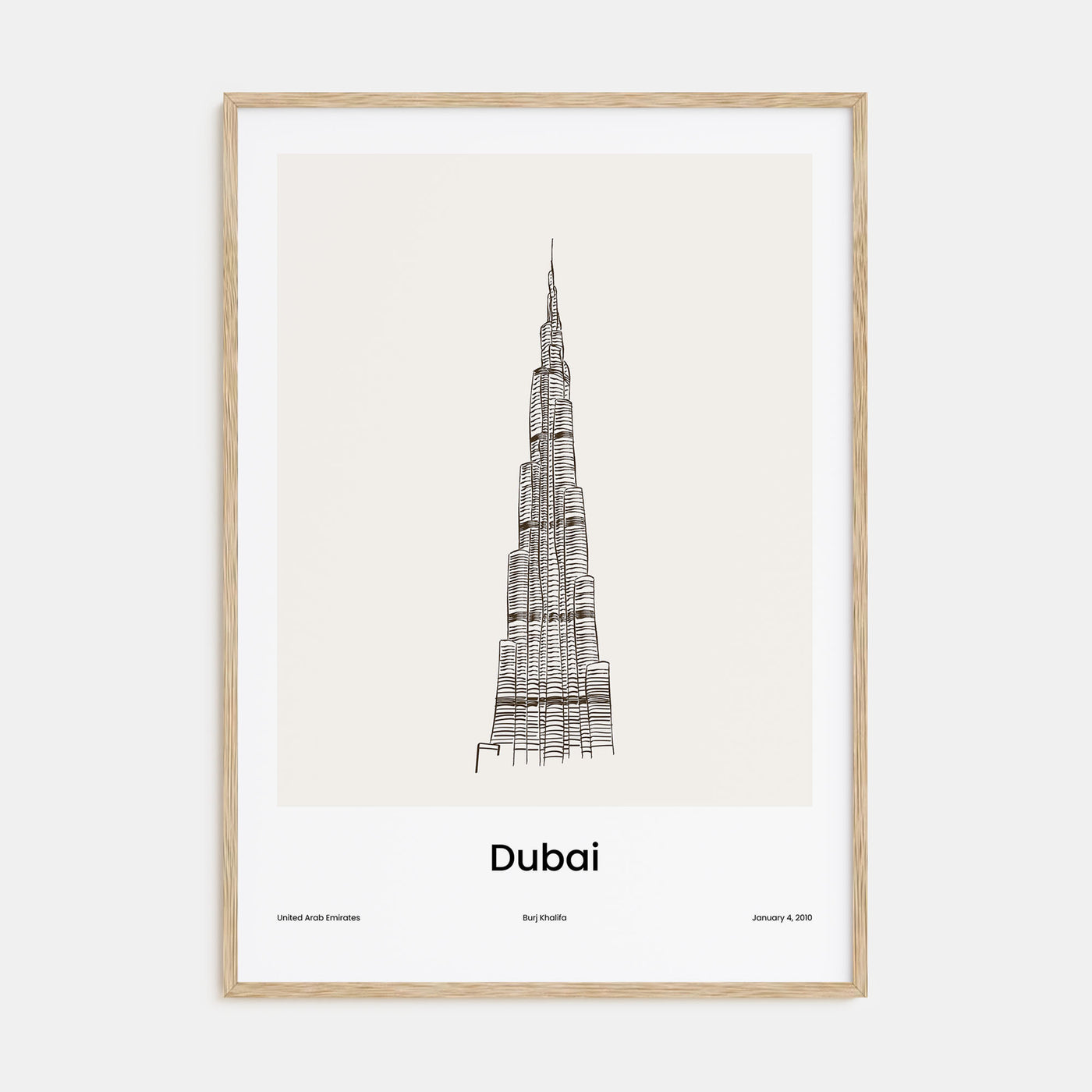 Dubai Drawn No 2 Poster