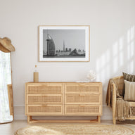Dubai Landscape B&W Poster