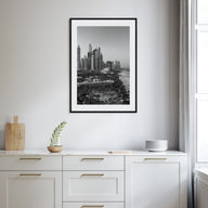 Dubai Photo B&W No 1 Poster