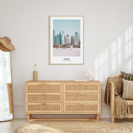 Dubai Portrait Color Poster
